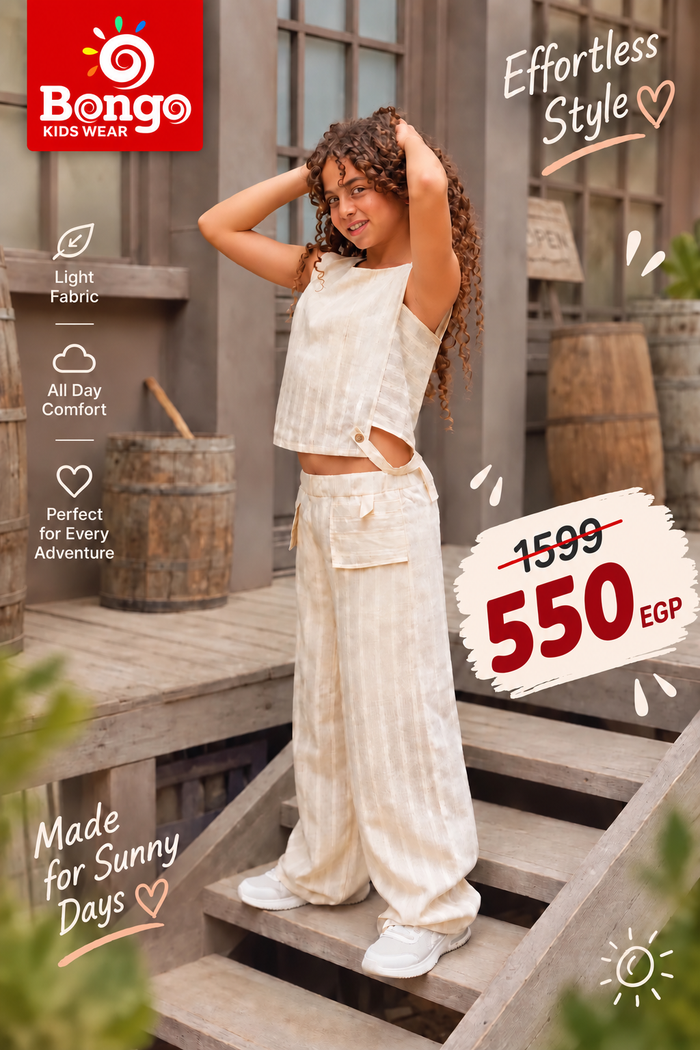 Casual Set – Code G1290 (White)