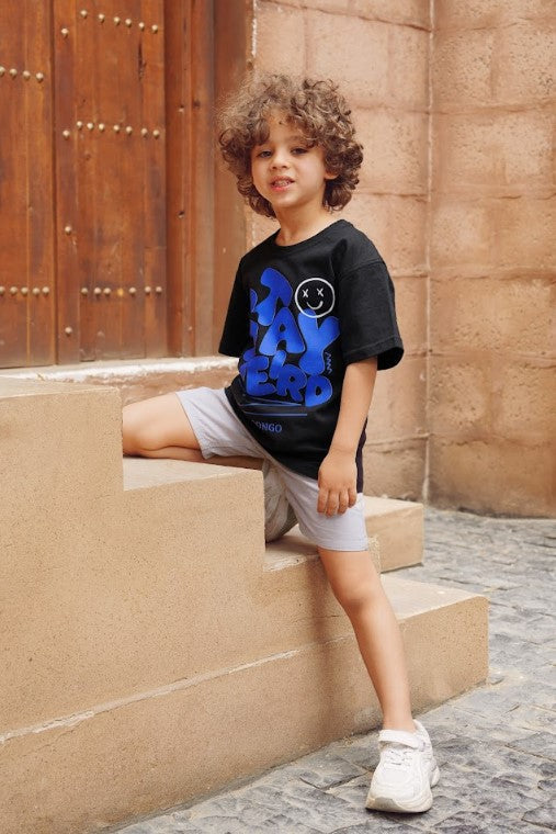 تيشرت كاجوال كود B709 لون اسود