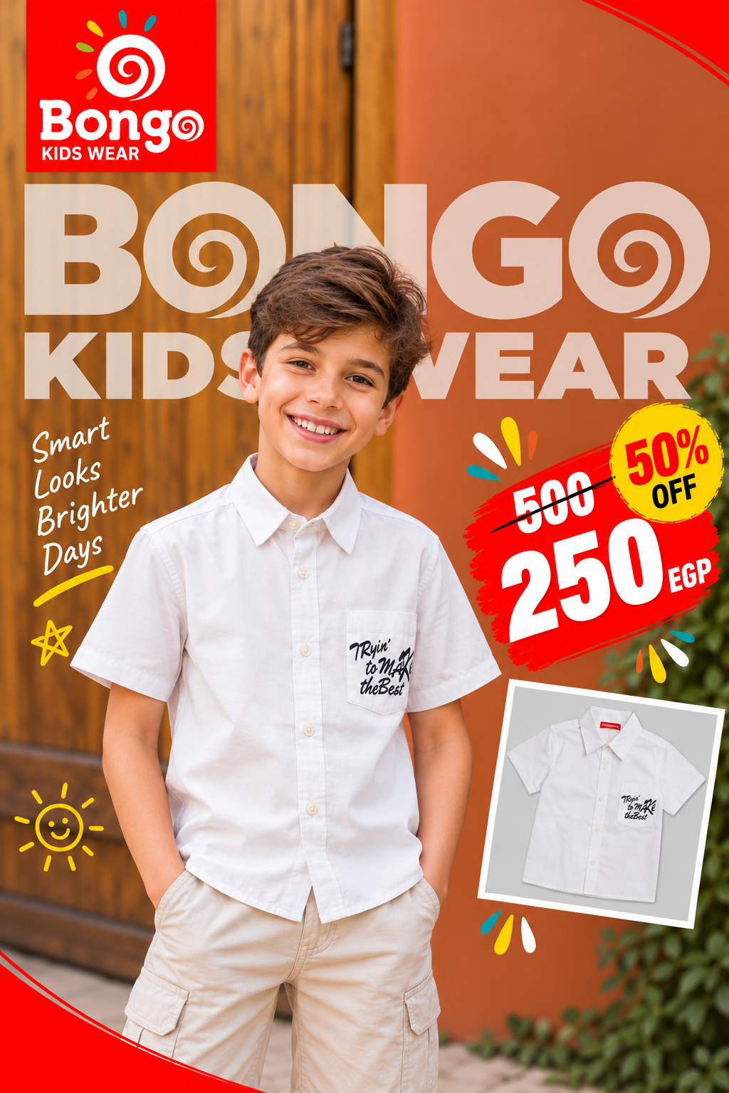 Casual Shirt – Code B737 (White)
