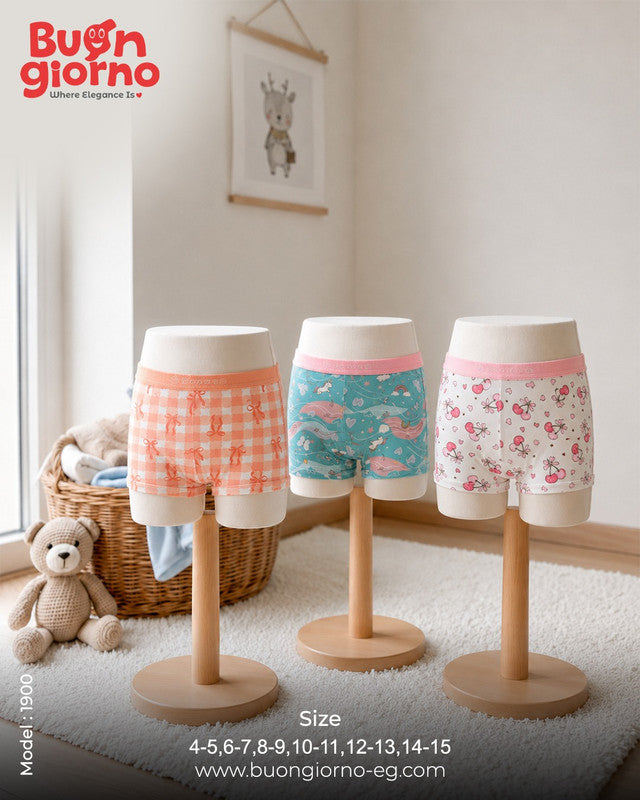 Girls Boxer 3-Pack - Code 1900